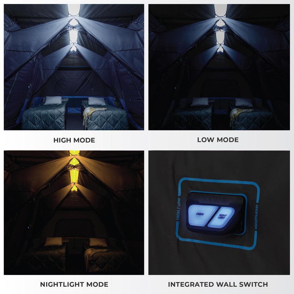 Instant Cabin Tents with LED Lights H9200