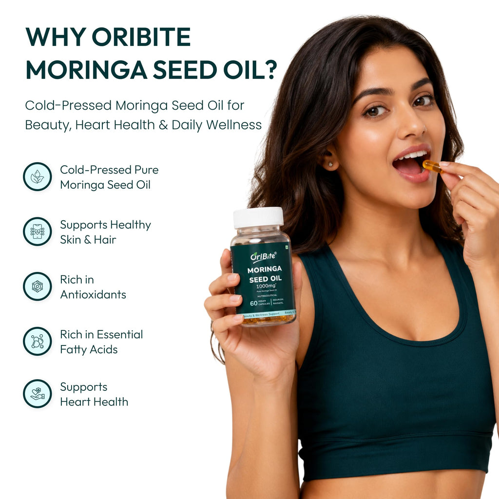 Moringa Seed Oil 1000mg 60 Capsules L124