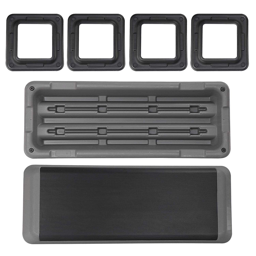 43-inch Adjustable Aerobic Stepper with 4 Risers V7657