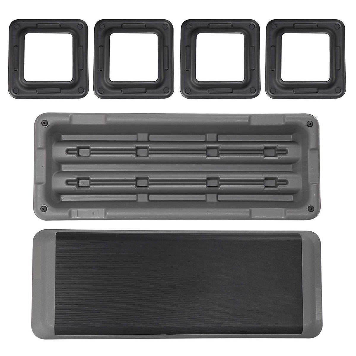 43-inch Adjustable Aerobic Stepper with 4 Risers V7657