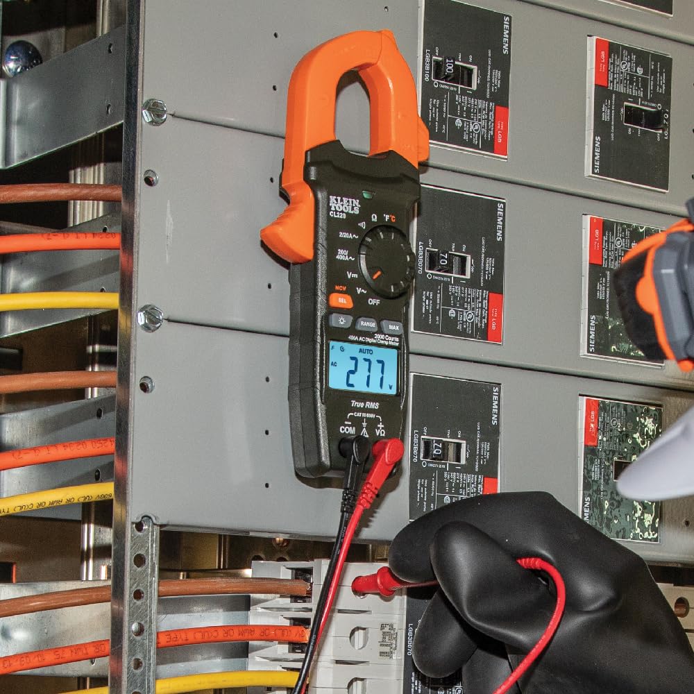 Digital Clamp Meter, Auto-Ranging 400 Amp AC Z78836