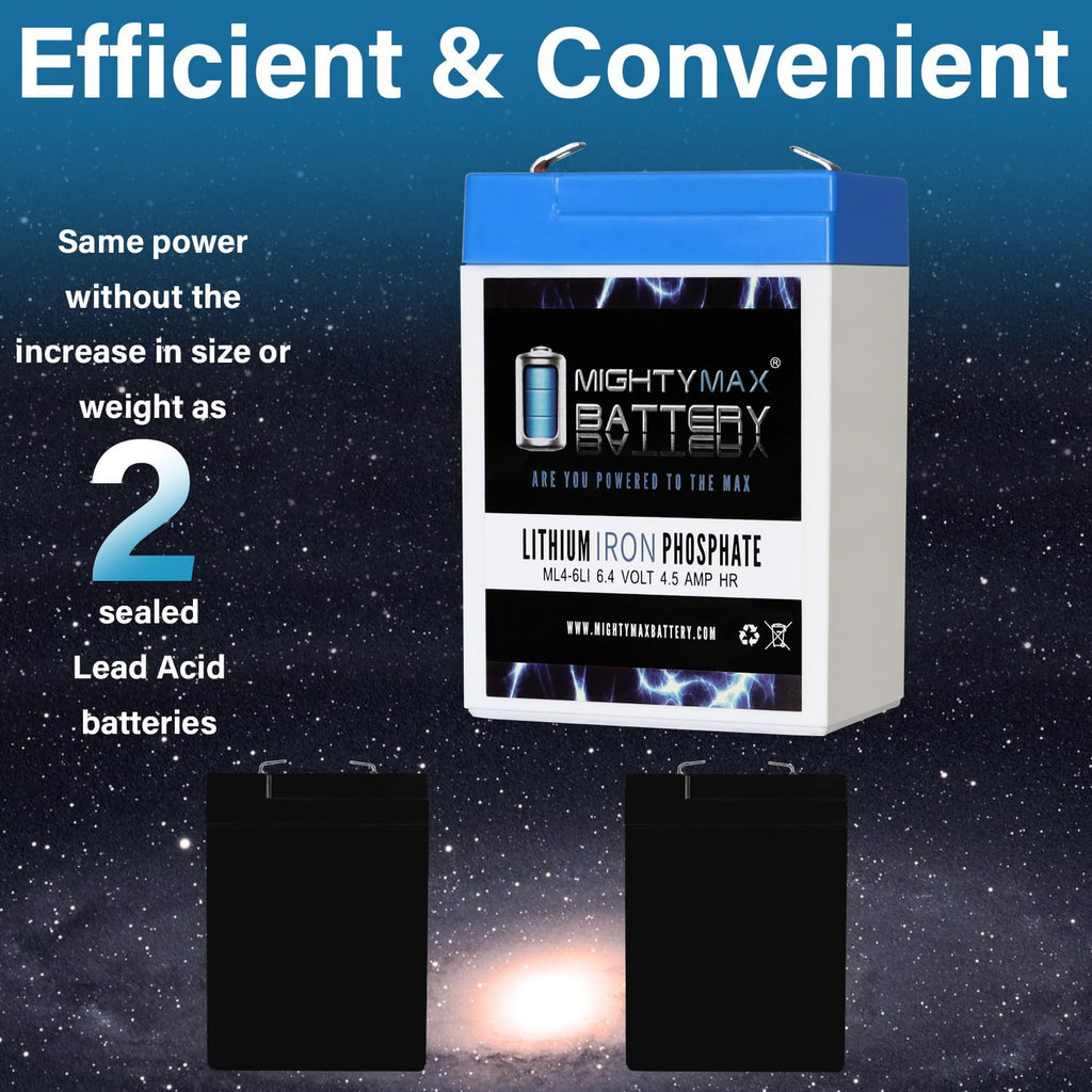 6V 4.5AH Lithium Replacement Battery O904