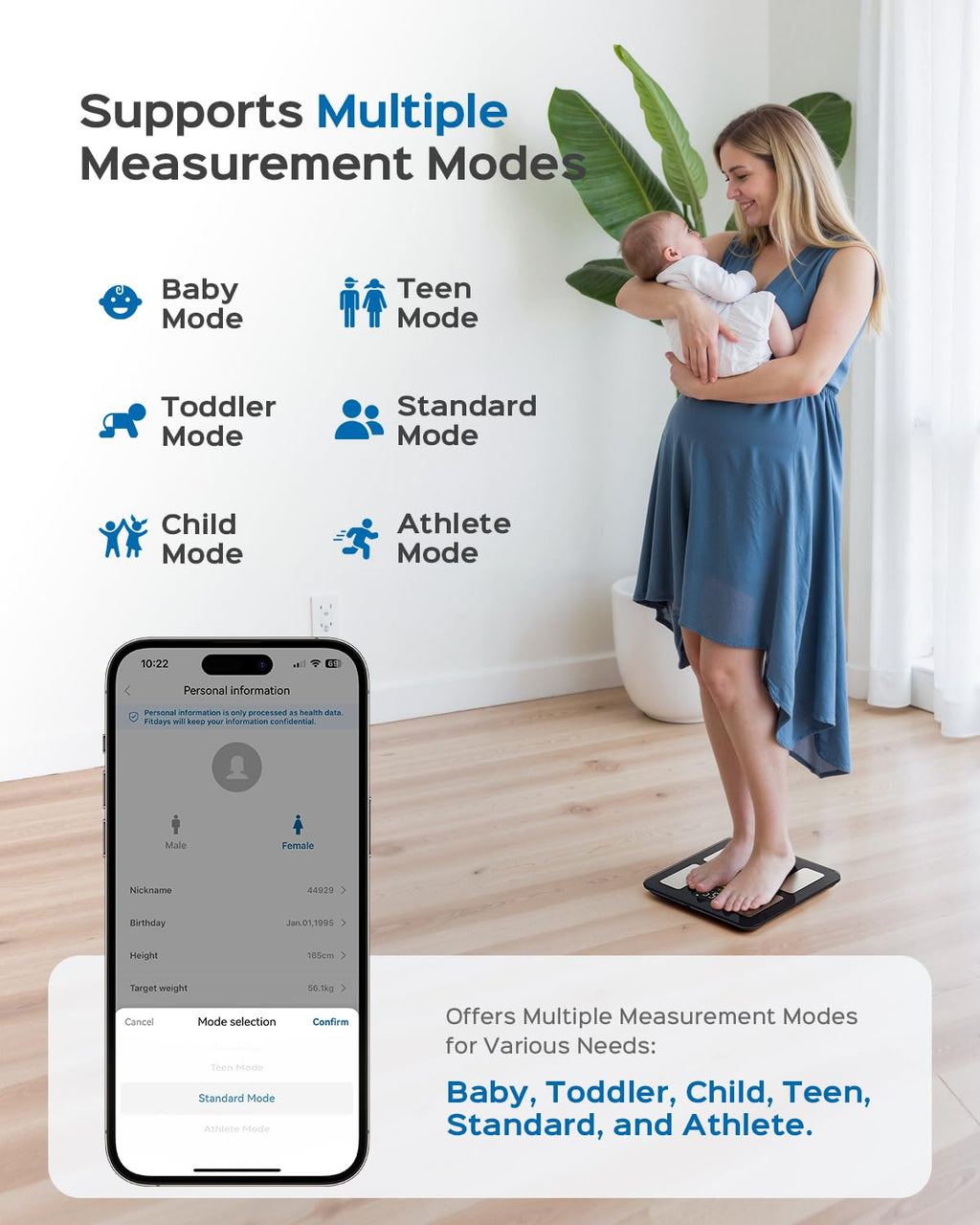 Smart Scale for Body Weight J9238