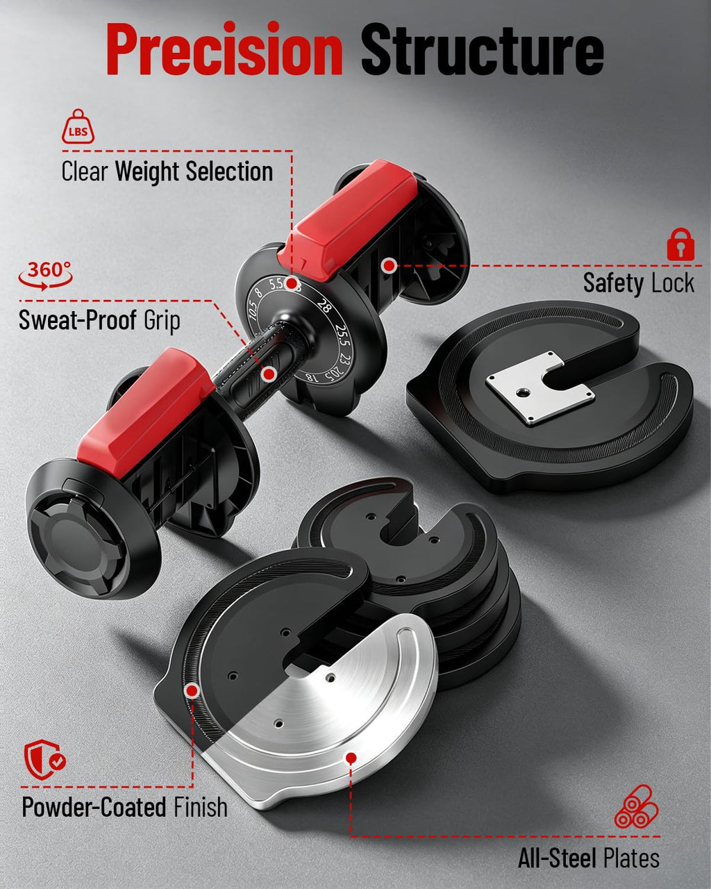 Adjustable Dumbbell Set F977