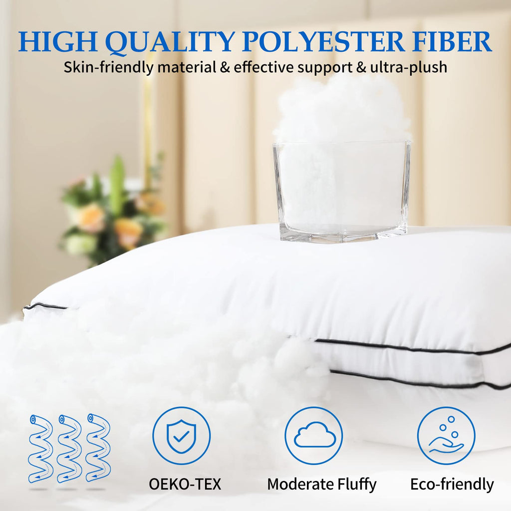 King Size Set of 2 Bed Pillows F91516