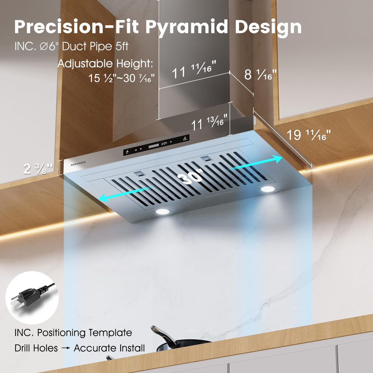 30-inch Wall Mount Range Hood L267422