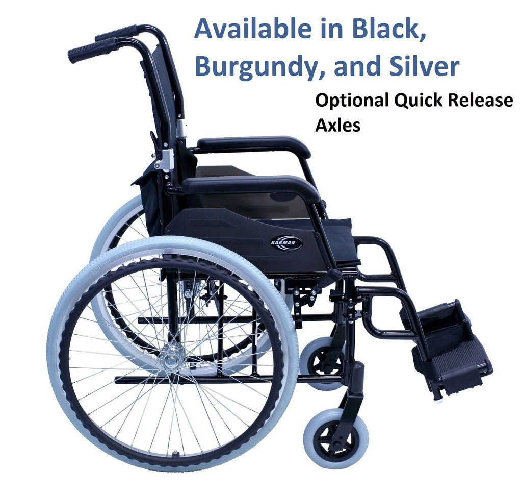Black Ultra Lightweight Wheelchair B93394