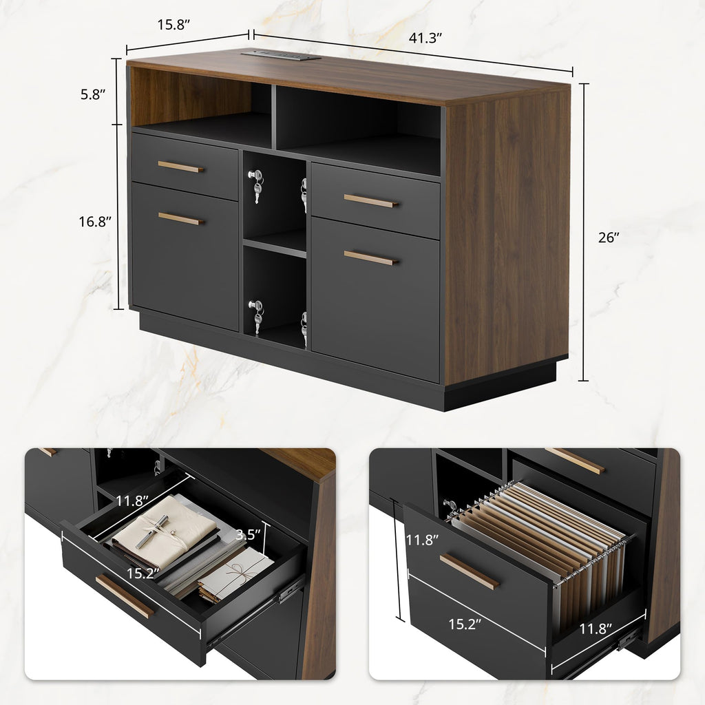 4 Drawer File Cabinet with Lock D3681