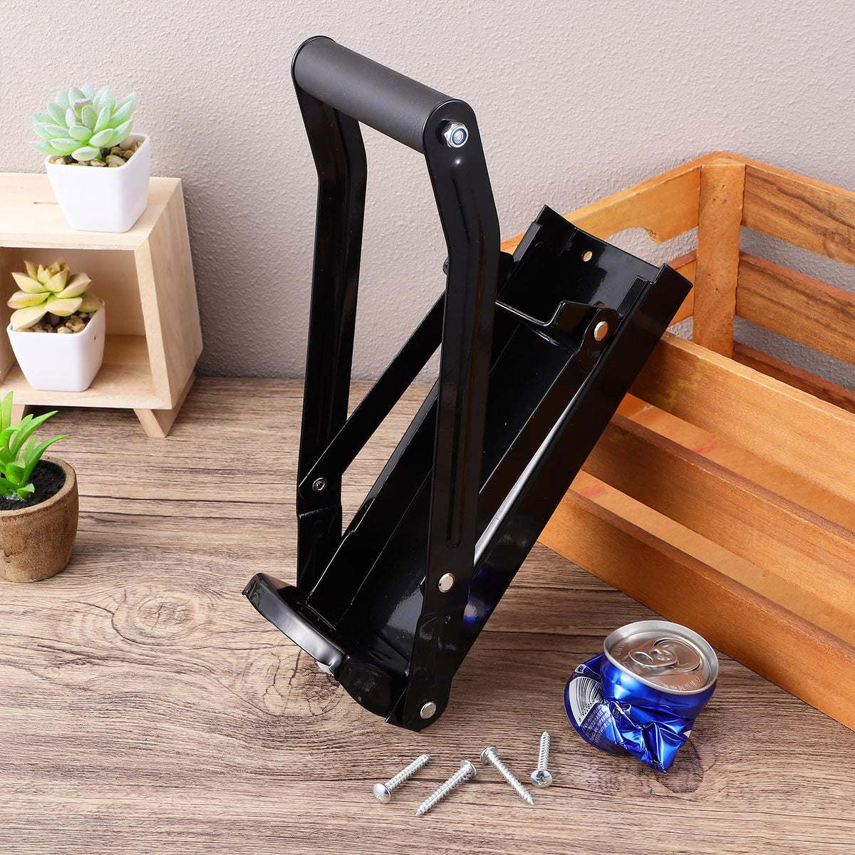 Wall Mounted Stainless Steel Can Crusher R57891