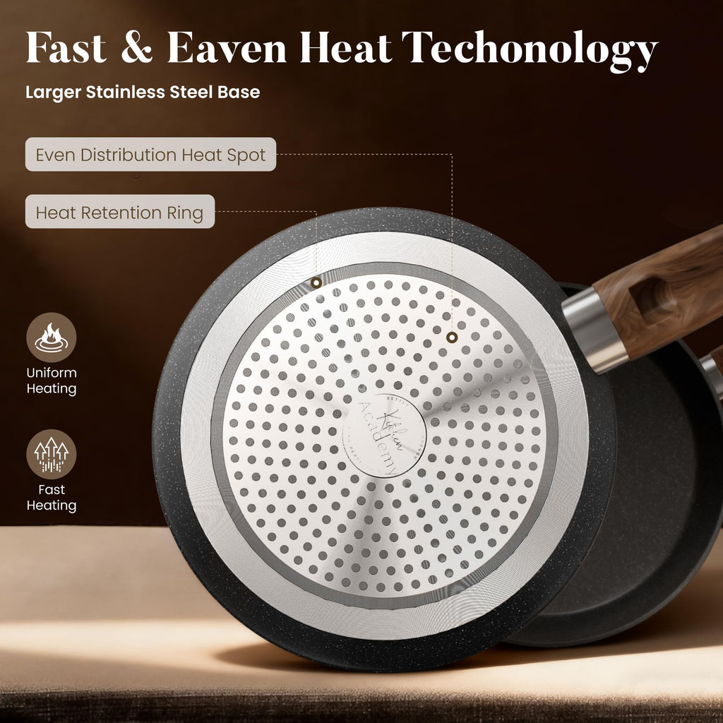 12 Pcs Non Stick Induction Cookware Set Q98066