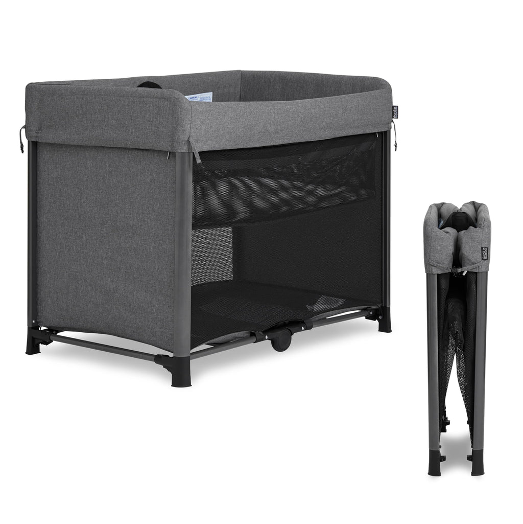 Portable Playard with Instant Fold and Bassinet, Grey M69279