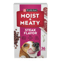 Moist & Meaty Soft Dog Food Pouches, 36 ct K964