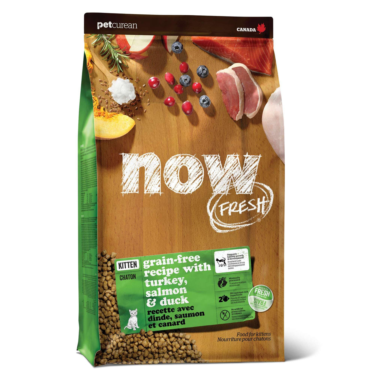 Grain-Free Turkey Salmon & Duck Dry Cat Food 3 lbs E236961