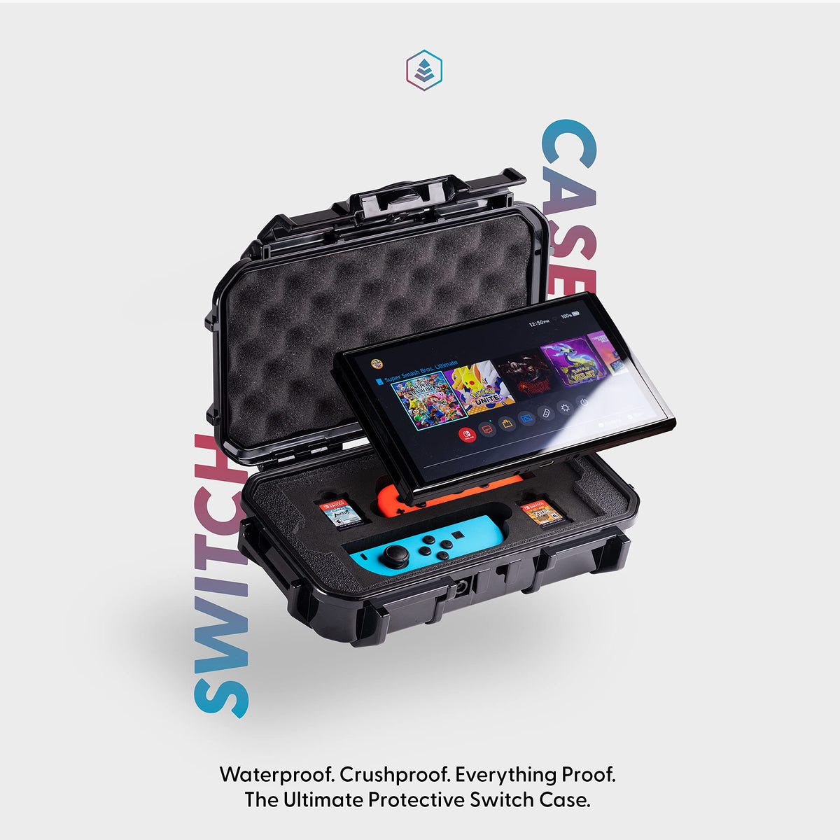 Waterproof Protective Hard Case Compatible with Nintendo Switch and OLED Model S333