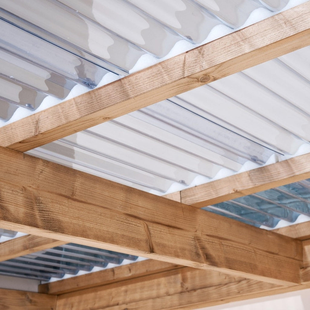 Clear Polycarbonate Roofing Panels 20-Pack 21 in. W x 72 in. L U64681