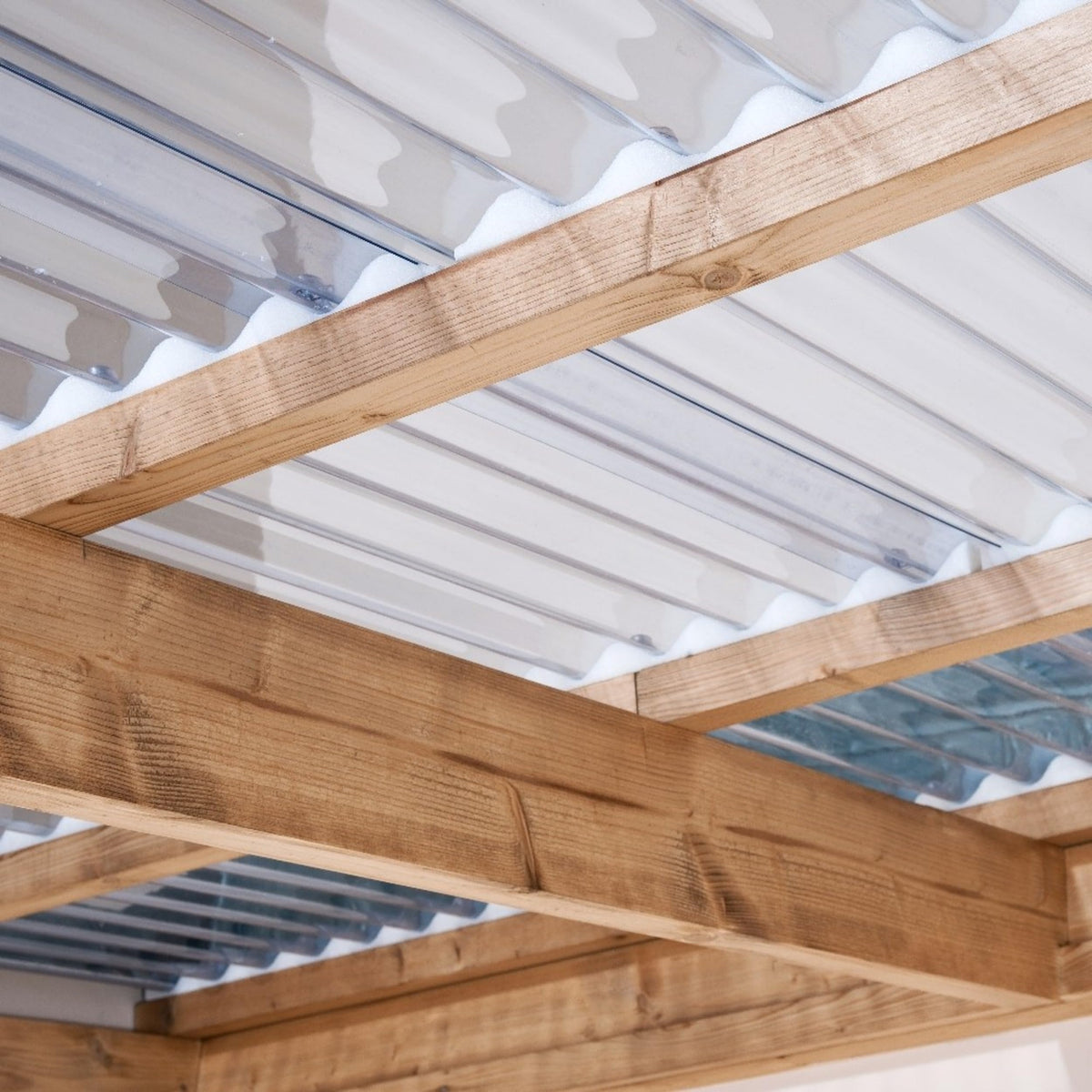 Clear Polycarbonate Roofing Panels 20-Pack 21 in. W x 72 in. L U64681