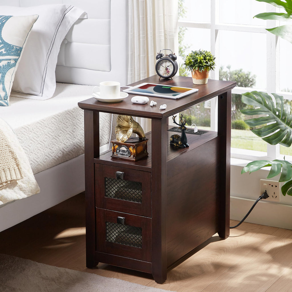 XXL End Table with Charging Station M96408