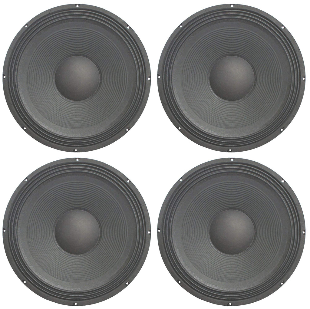 16 Ohm 18 Inch Woofer 4 Pack 1200W Subwoofer V8007