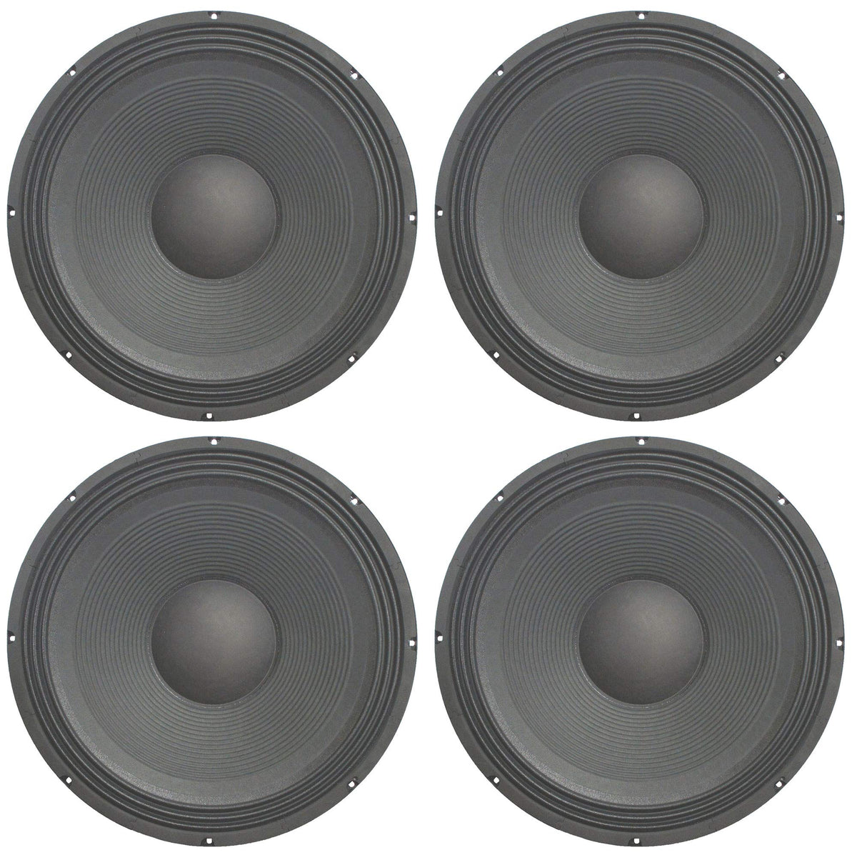 16 Ohm 18 Inch Woofer 4 Pack 1200W Subwoofer V8007
