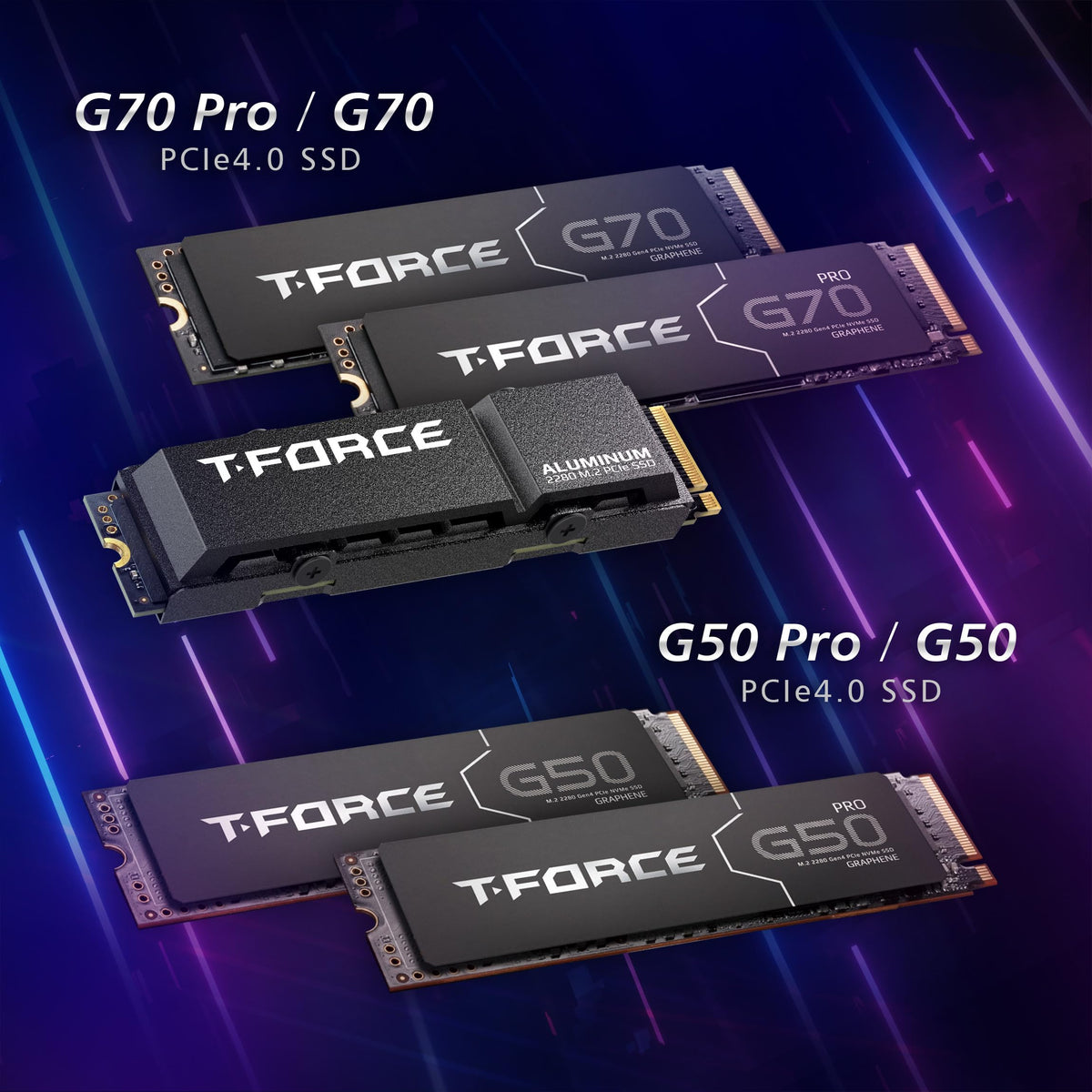512GB NVMe PCIe Gen4x4 M.2 2280 SSD with Graphene Heat Spreader J11088