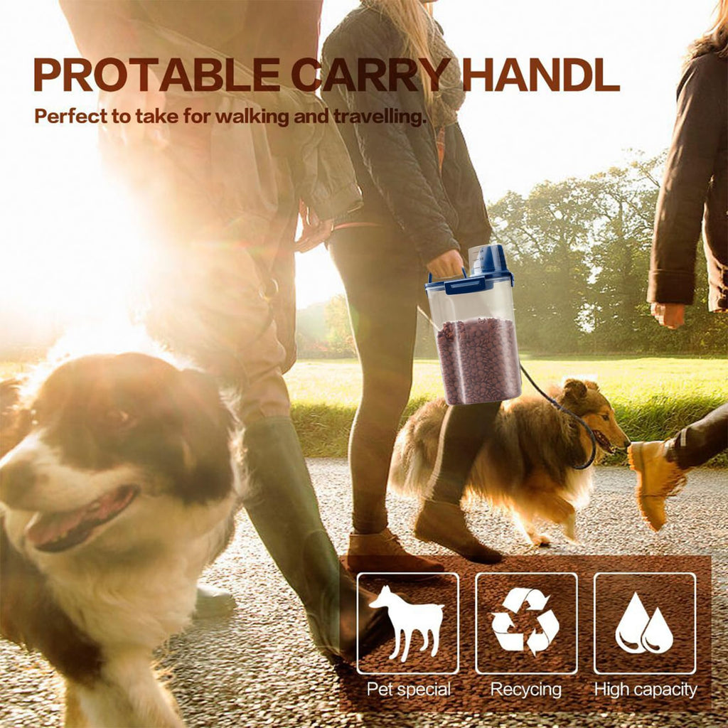 Airtight Pet Food Storage Container with Measuring Cup V6846