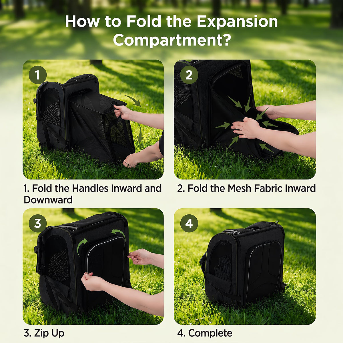 Expandable Cat Backpack Carrier with Breathable Mesh O555