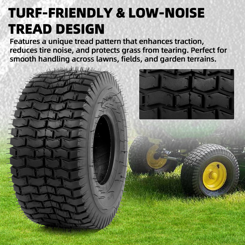 15x6.00-6 Tubeless Tire 4 Ply Turf Treads F2133