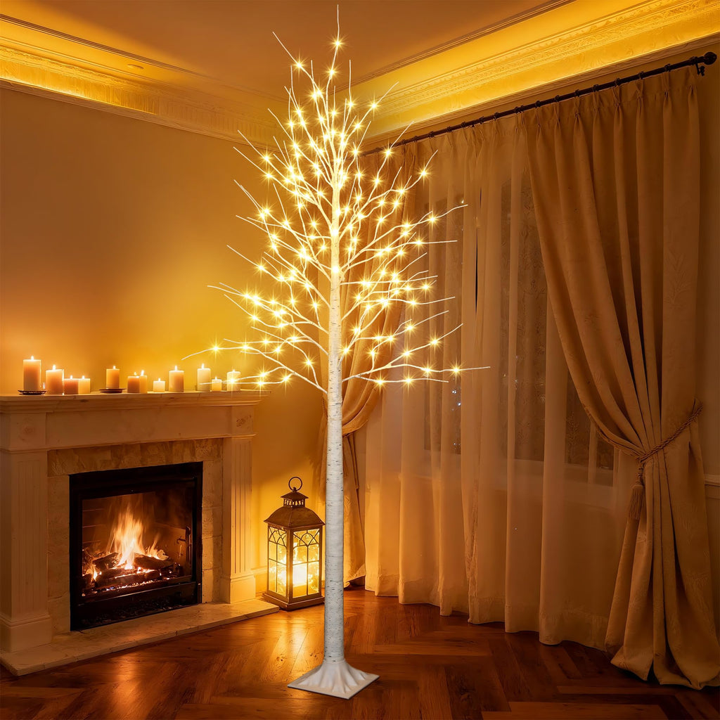 8FT 132LED Prelit Artificial Christmas Tree D39095