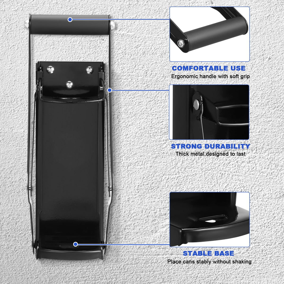 Wall Mounted Stainless Steel Can Crusher R57891