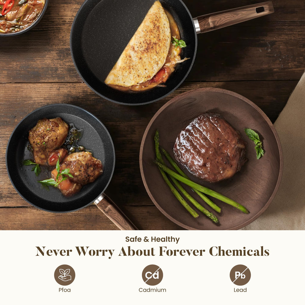 12 Pcs Non Stick Induction Cookware Set Q98066