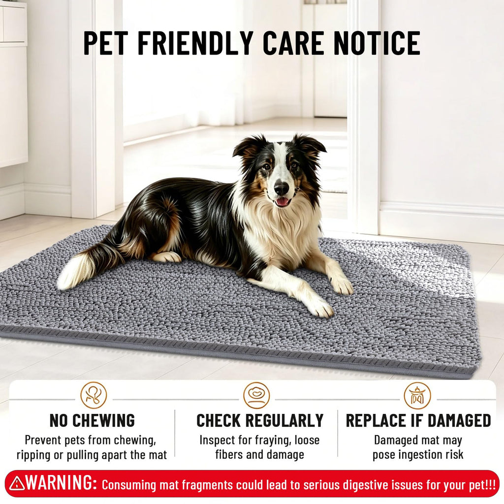 Dog Door Mat 30x20 X61447