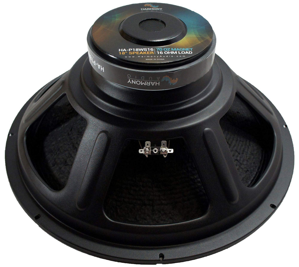16 Ohm 18 Inch Woofer 4 Pack 1200W Subwoofer V8007