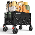 180L Foldable Wagon Cart with Wheels and Brakes N897