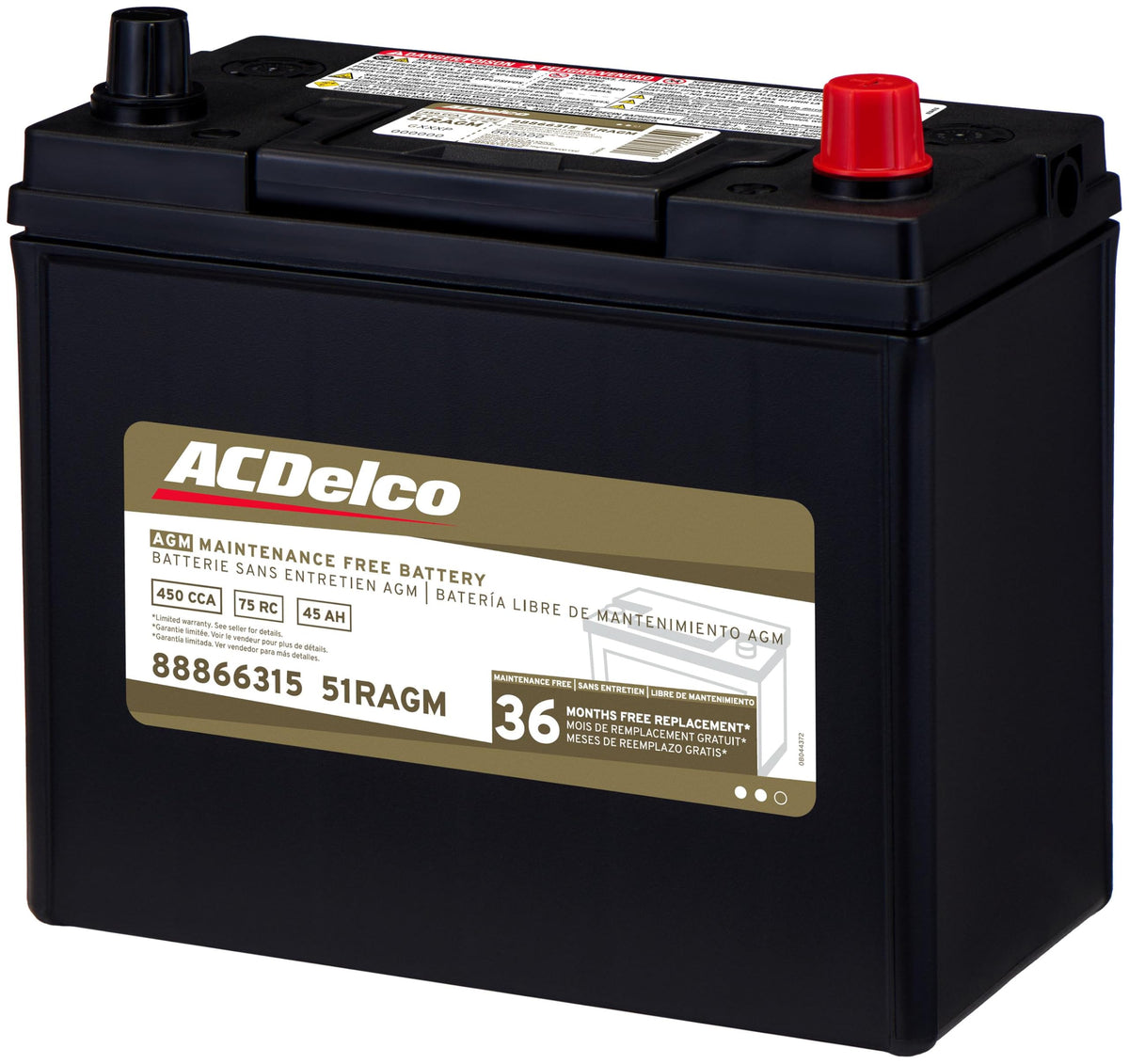 AGM BCI Group 51R Car Battery N69450