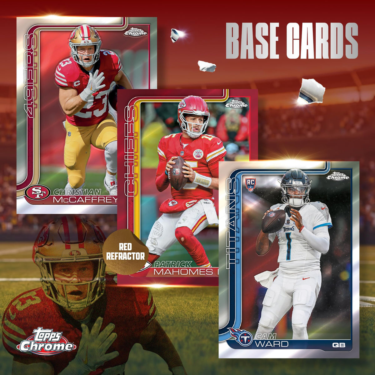 2025 Topps Chrome NFL Football Mega Box W50070