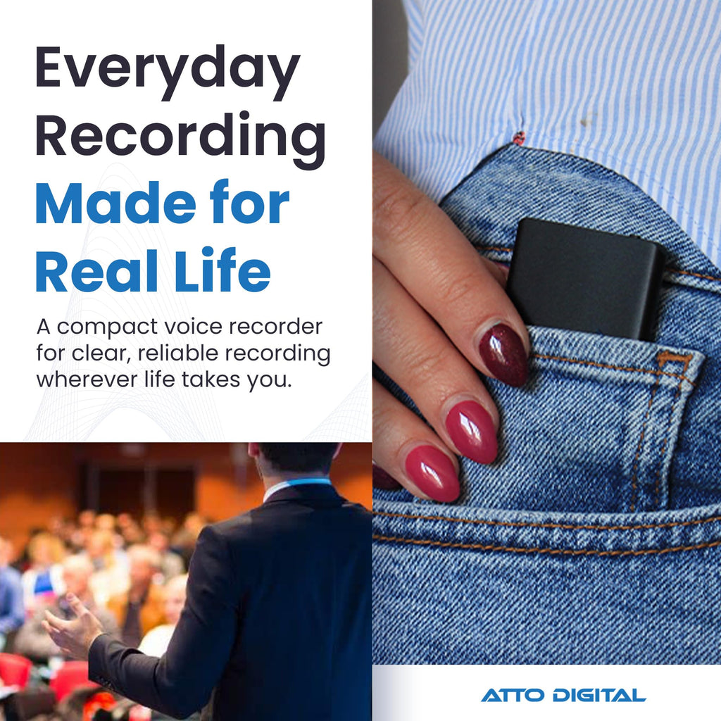 64GB USB-C Metal Body Digital Audio Recorder R32965
