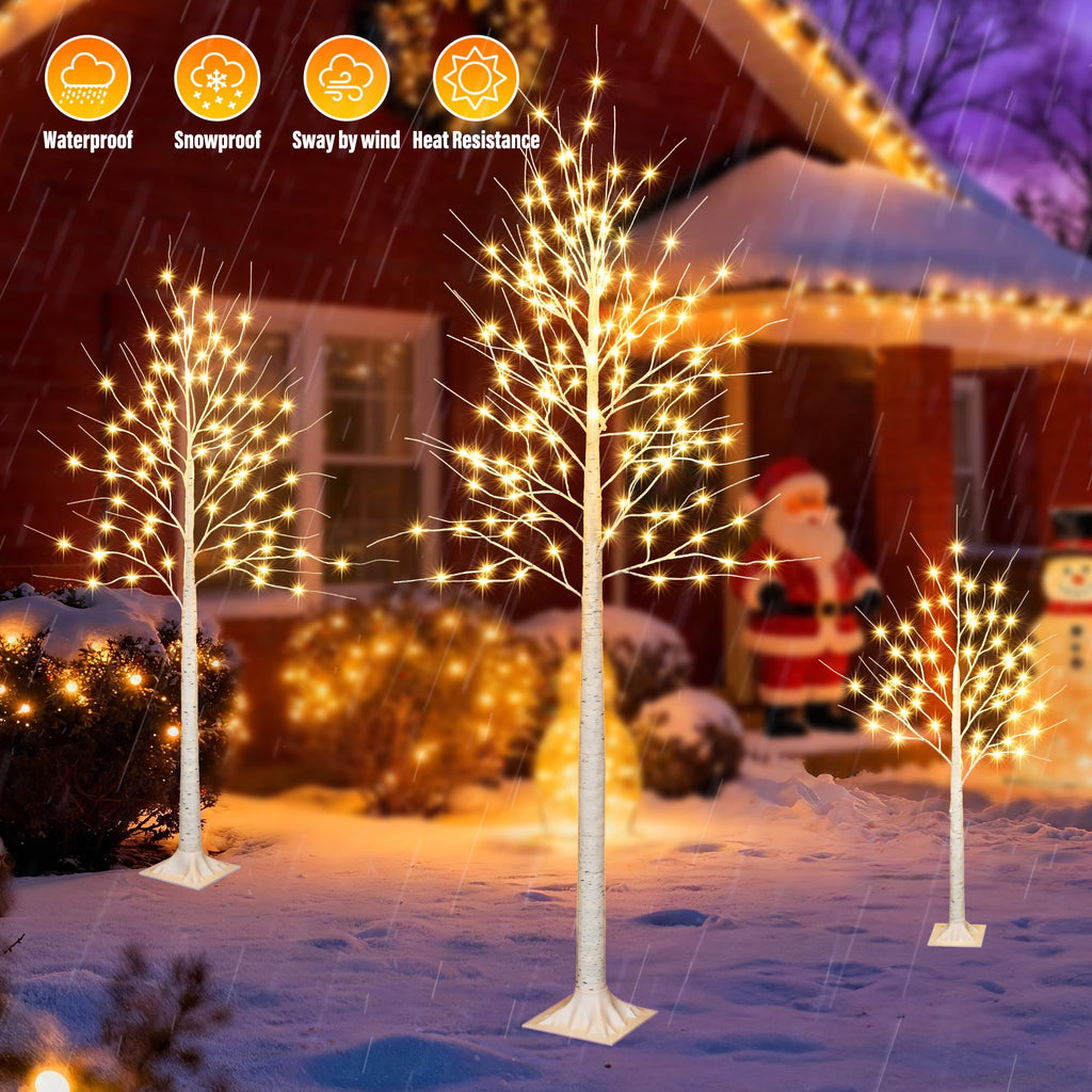 8FT 132LED Prelit Artificial Christmas Tree D39095