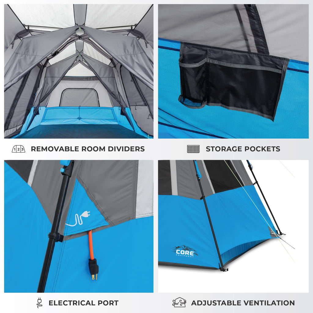 Instant Cabin Tents with LED Lights H9200