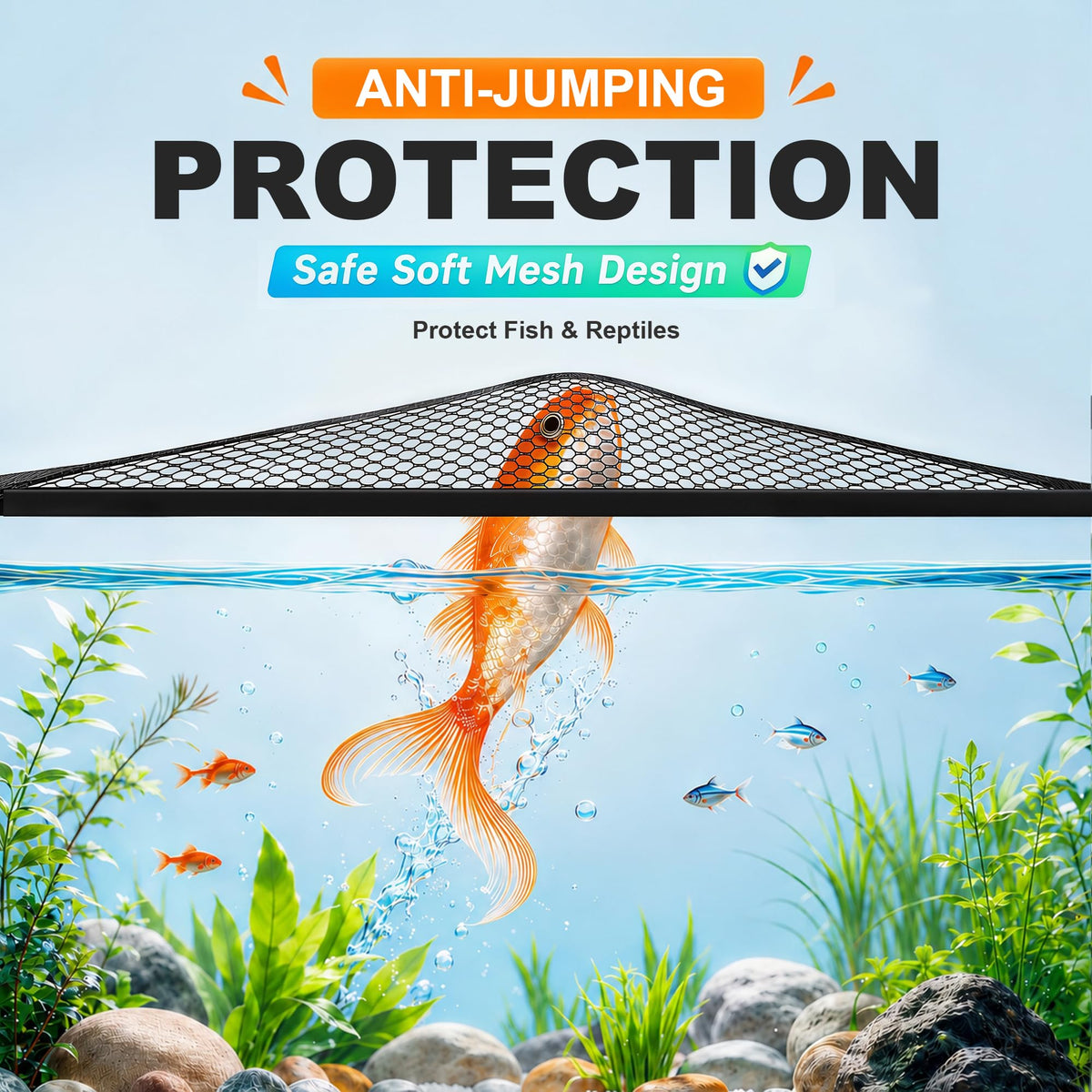 Magnetic Aquarium Lid Mesh Cover M952784