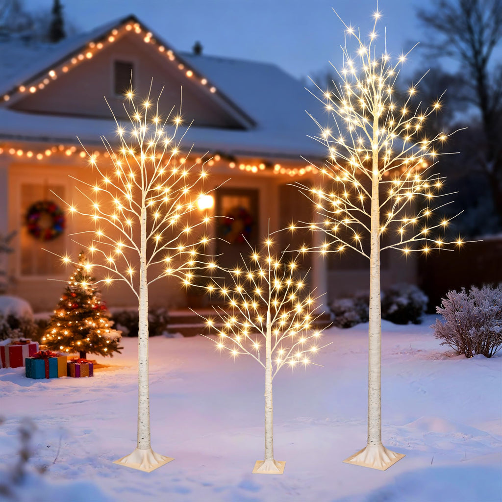 8FT 132LED Prelit Artificial Christmas Tree D39095