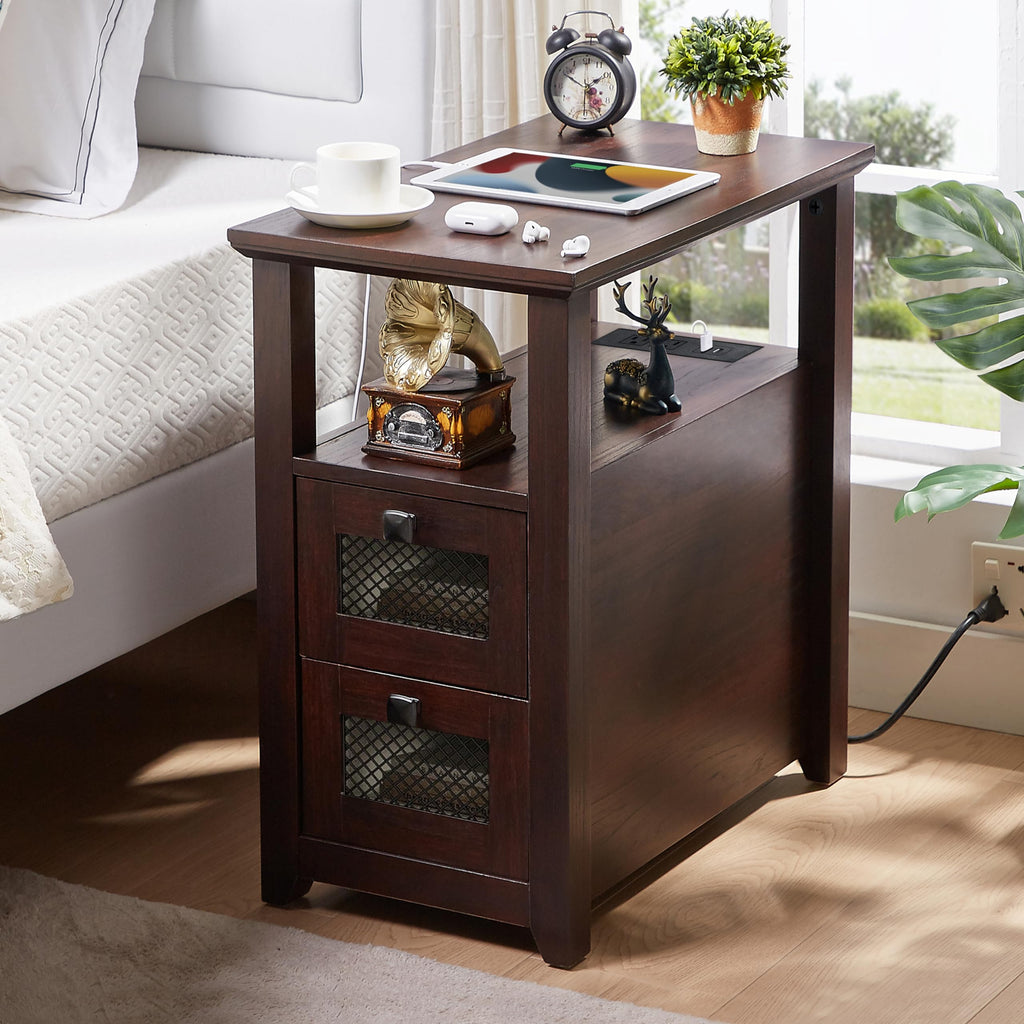 XXL End Table with Charging Station M96408