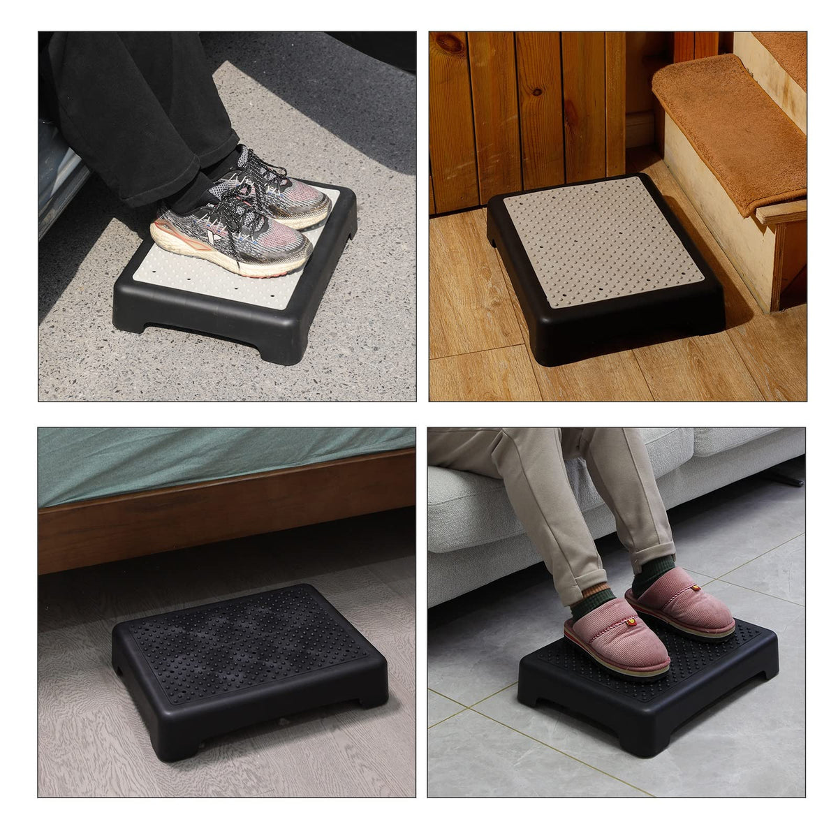 One Step Stool 3.5 Inch Non-Slip 440 Lbs Capacity X152