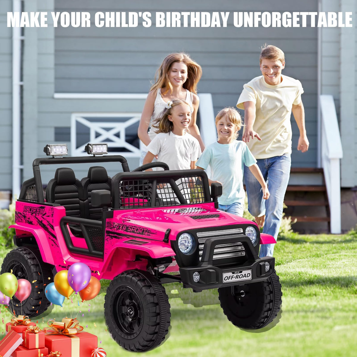 24V 2 Seater Kids Electric Car with Remote Control C4185