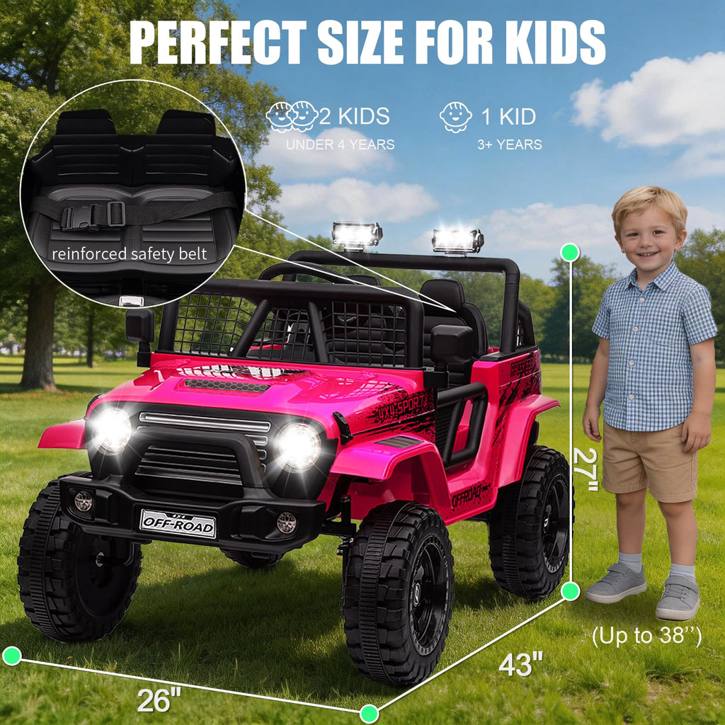24V 2 Seater Kids Electric Car with Remote Control C4185