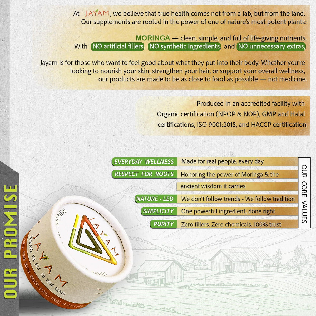 Organic Moringa Seed Capsules 120 Capsules I805