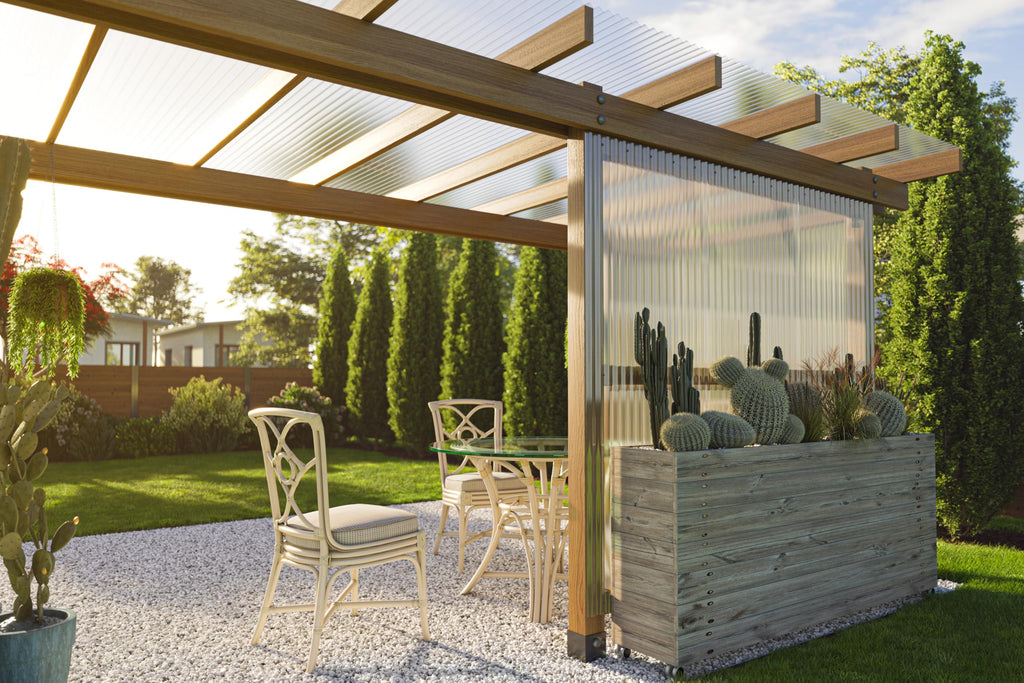Clear Polycarbonate Roofing Panels 20-Pack 21 in. W x 72 in. L U64681