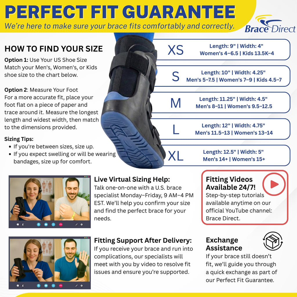 Lightweight Pneumatic Walking Boot E182633