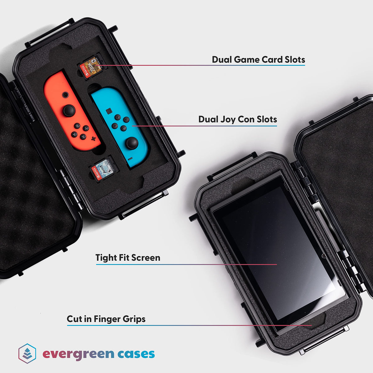 Waterproof Protective Hard Case Compatible with Nintendo Switch and OLED Model S333
