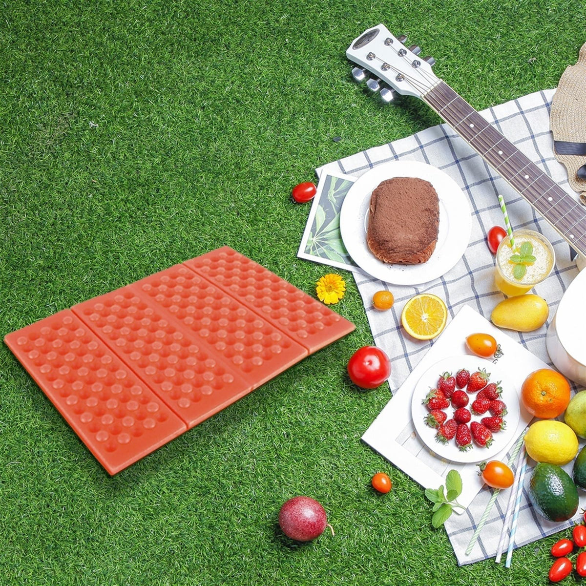 Foldable Stadium Seat Cushion with Storage Bag P452