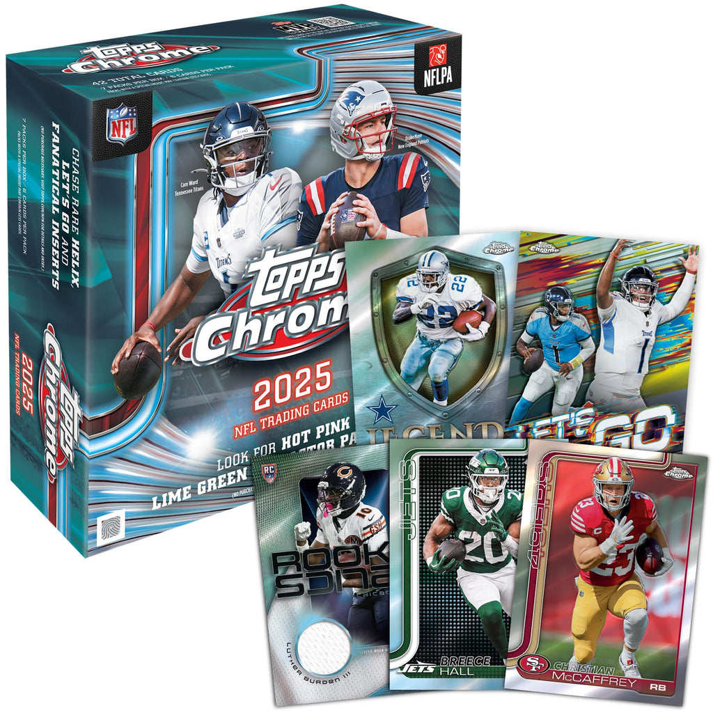 2025 Topps Chrome NFL Football Mega Box W50070